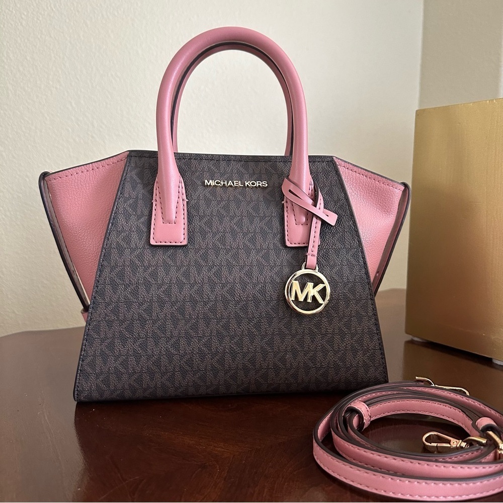 New Michael  Kors Avril small satchel bag - Picture 13 of 14
